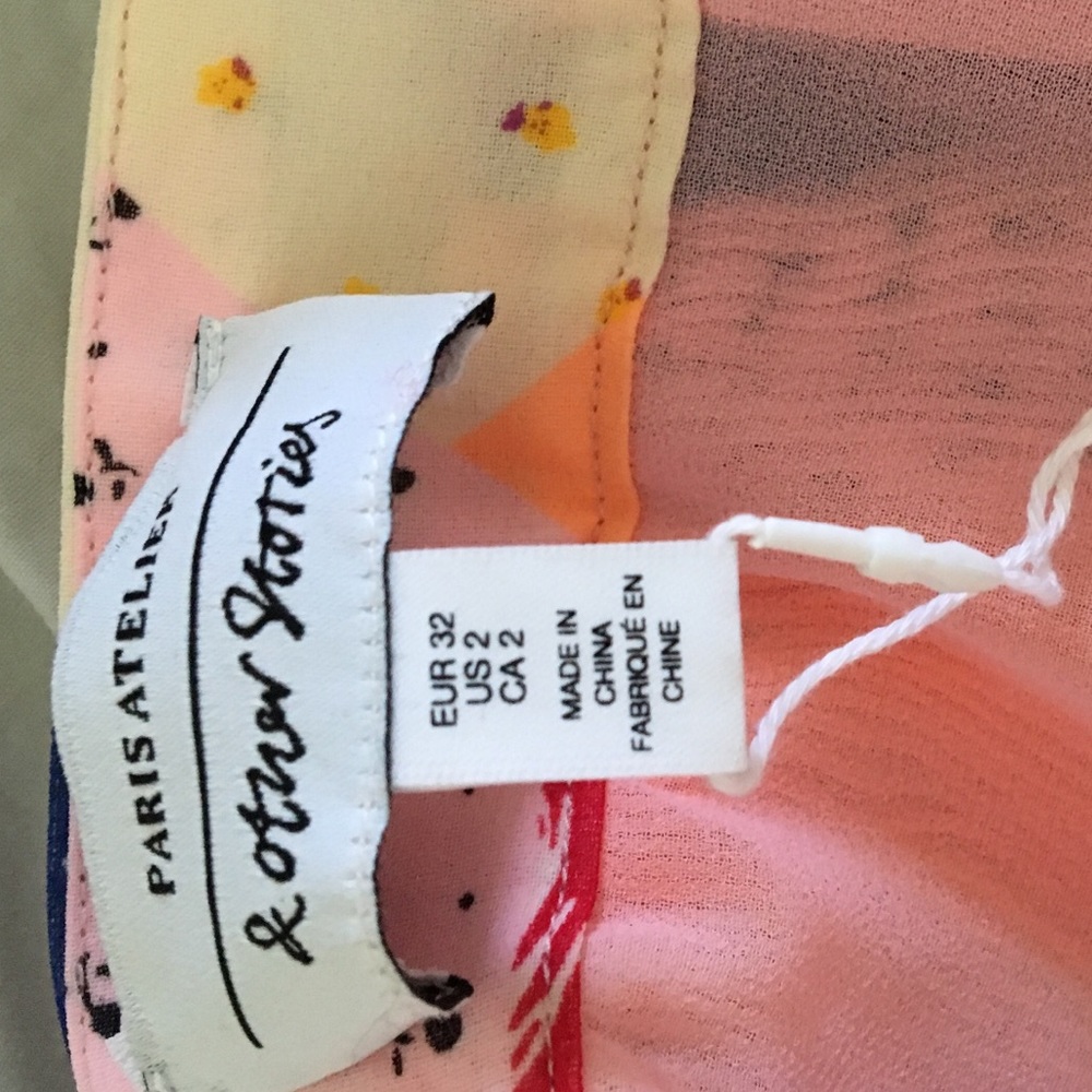 SOLD. NWT & Other Stories Plissé Midi Skirt - Picture 4 of 4